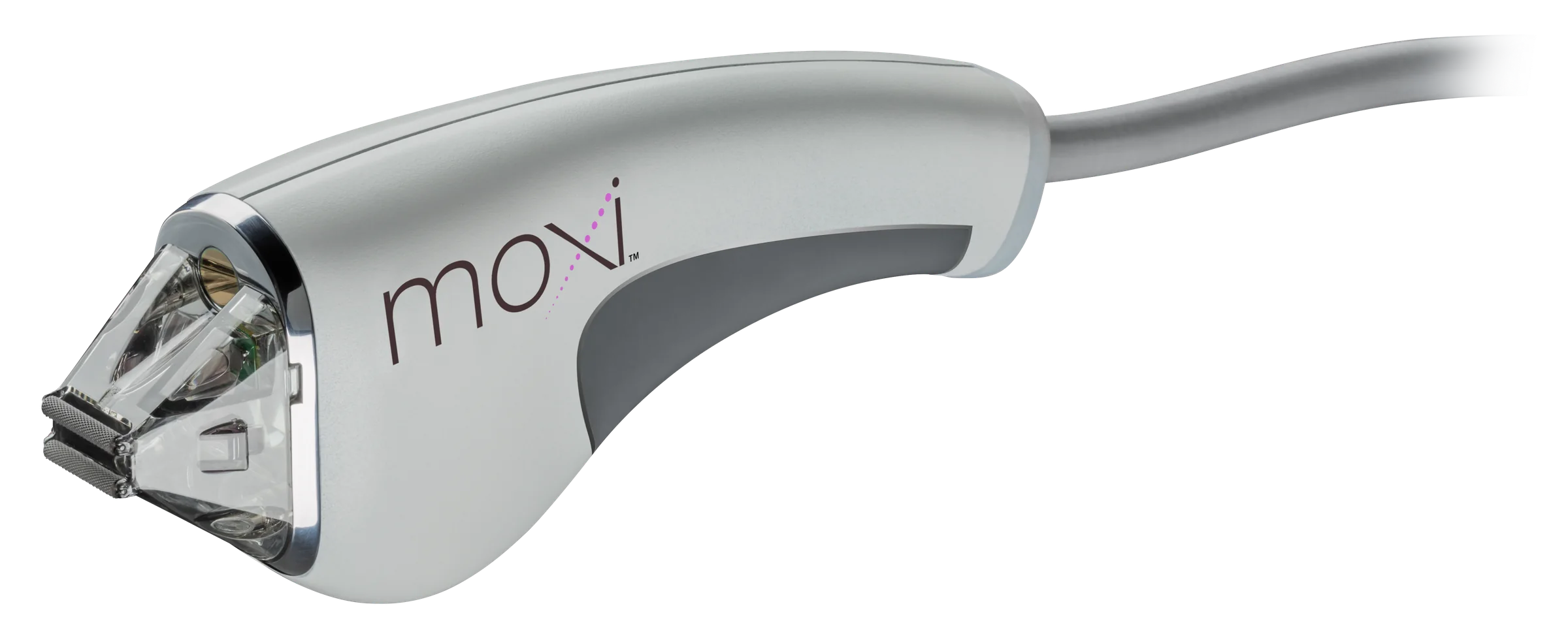 Grey transparent MOXI handpiece by Sciton
